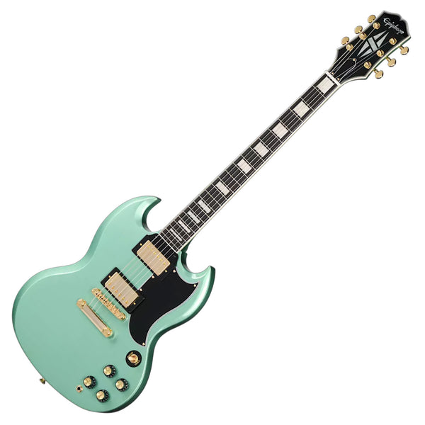 Epiphone SG Custom Electric Guitar in Inverness Green w/Premium Gig Bag - EIGSGCIGGH