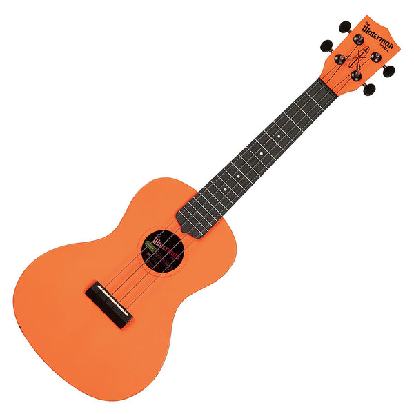 Kala Waterman Concert Ukulele 100% Recycled in Sunset Orange - KARWMSORC