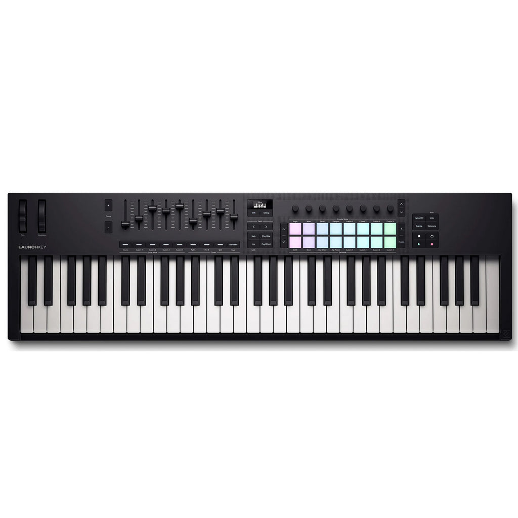 Novation Launchkey 61 Key MIDI Controller Keyboard 4 Gen in Black - LAUNCHKEY61MK4