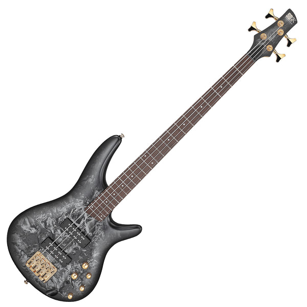 Ibanez SR Standard Electric Bass in Black Ice Frozen Matte - SR300EDXBZM