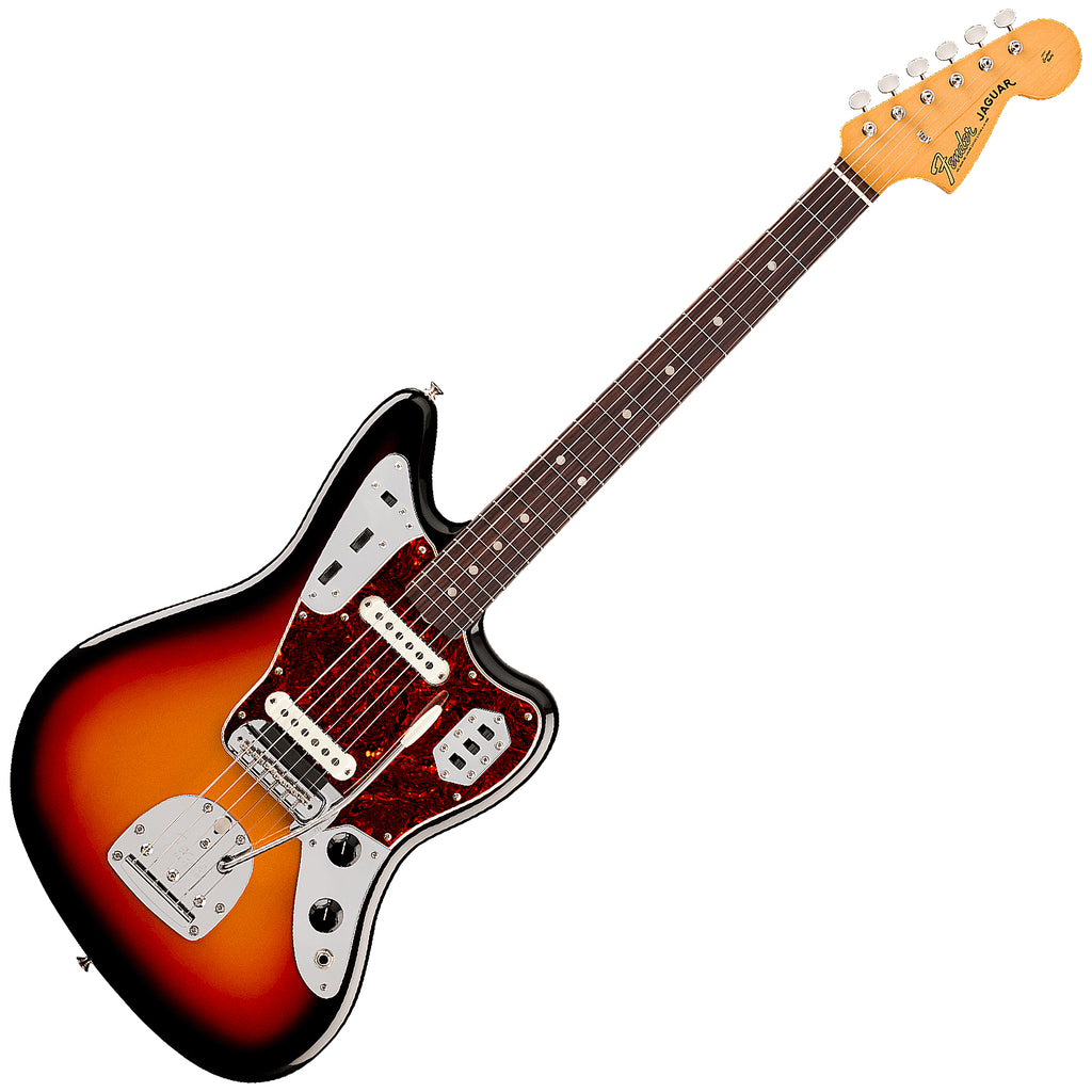 Fender Vintera III Mid 60s Jaguar Electric Guitar Rosewood in 3 Color Sunburst - 0149340300
