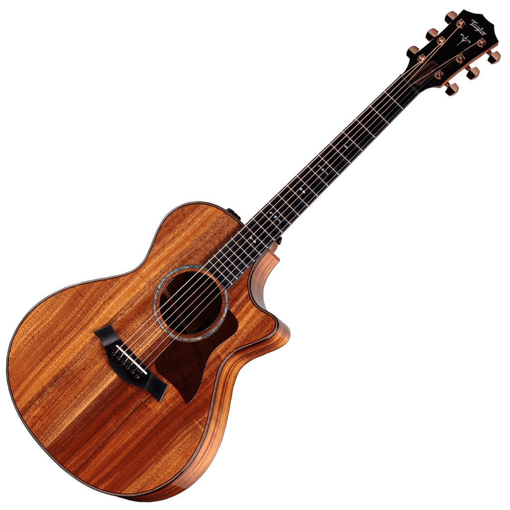 Taylor GC Acoustic Electric Gloss Top Select Grade Hawaiian Koa w/Deluxe Hardshell Brown Case - 722CE