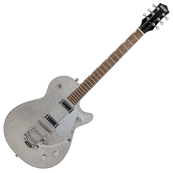 Gretsch G5230T Electromatic Sparkle Jet Electric Guitar FT Bigsby Laurel in Silver Sparkle - 2507914517