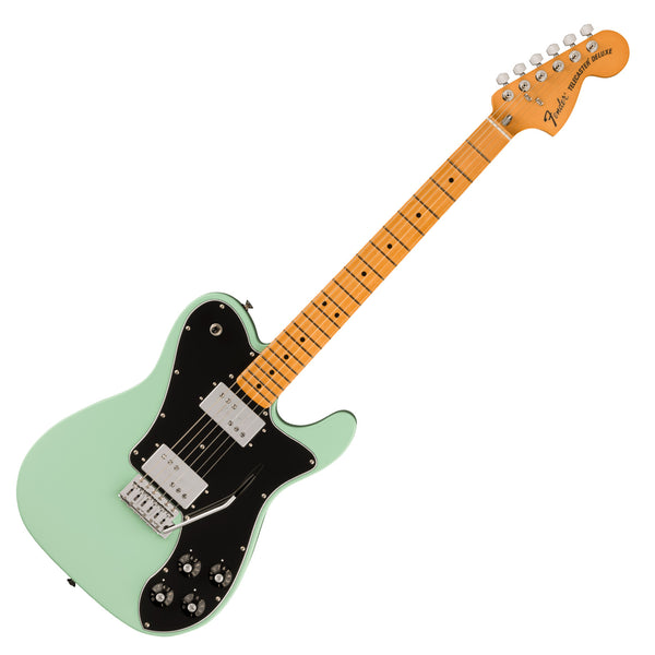 Fender VIntera II 70s Telecaster Deluxe Tremolo Electric Guitar Maple Neck in Surf Green - 0149072357