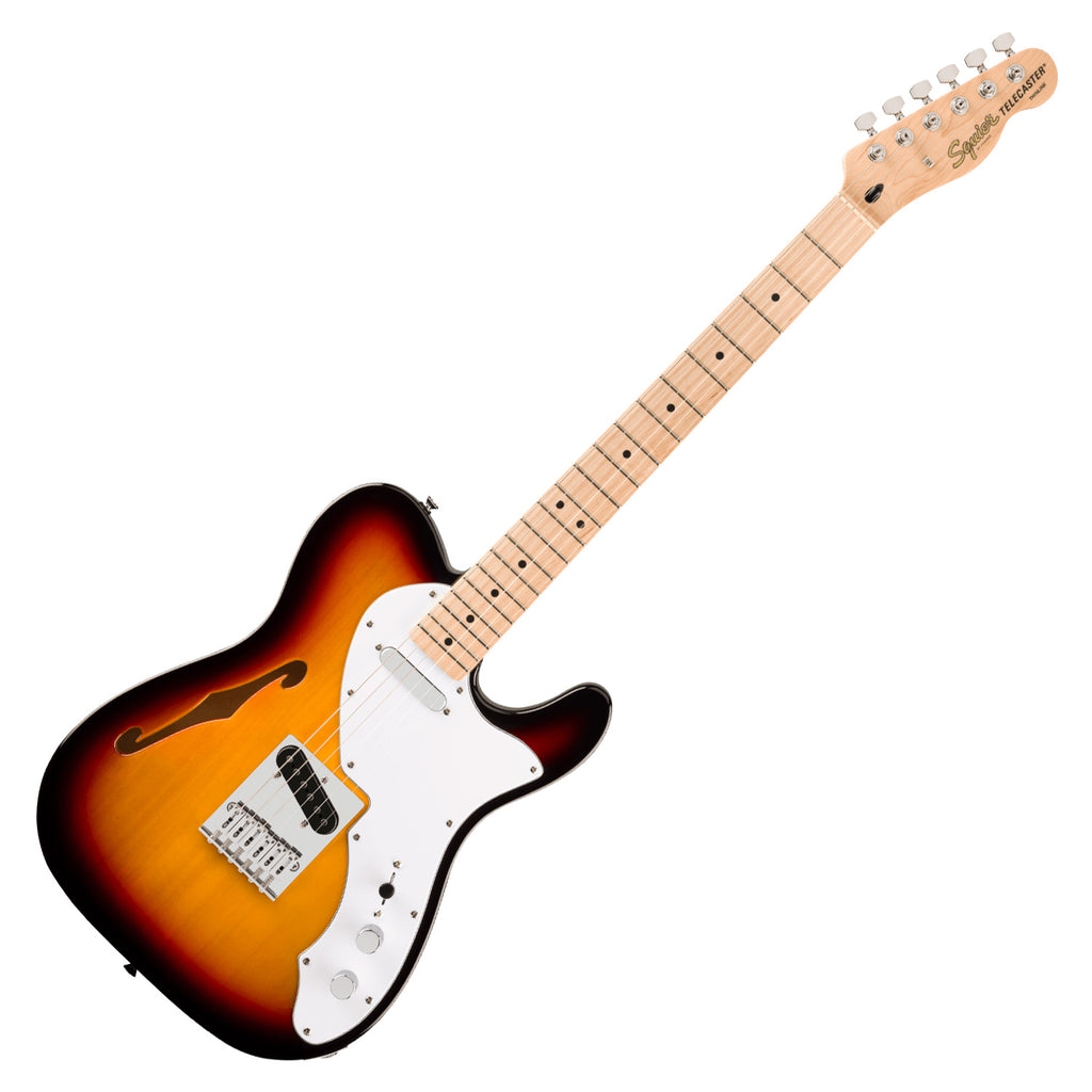 Squier Affinity Telecaster Thinline Electric Guitar in 3-Colour Sunburst - 0378272500