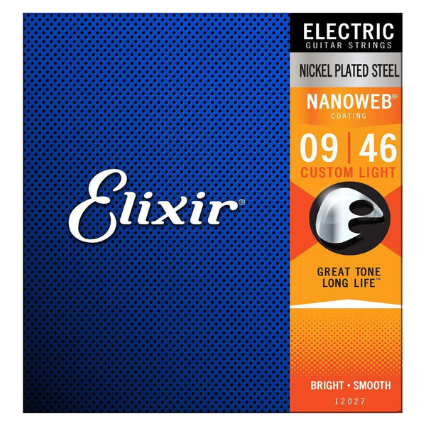 Elixir Custom Light Nano Electric Strings 9-46 - 12027