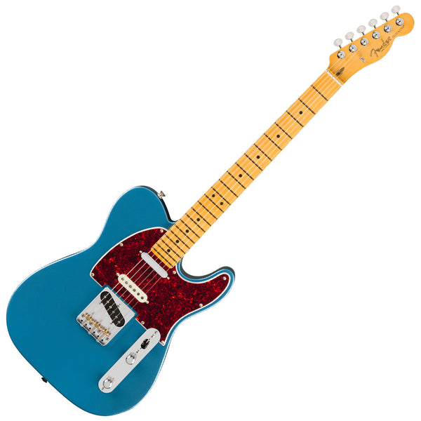 Fender American Professional Classic Telecaster Electric Guitar SSS Maple in Faded Lake Placid Blue w/Deluxe Bag - 0114972379