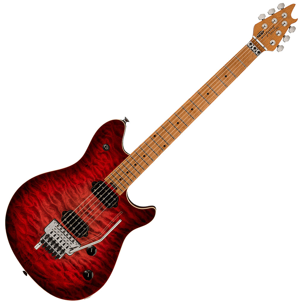 EVH Wolfgang Special Quilted Maple Electric Guitar Baked Maple in Sangria - 5107701598