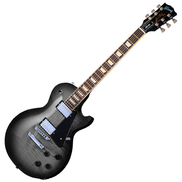 Gibson Les Paul Studio Session Electric Guitar in Trans Ebony Burst w/Soft Case - LPSTAA01E2BNH