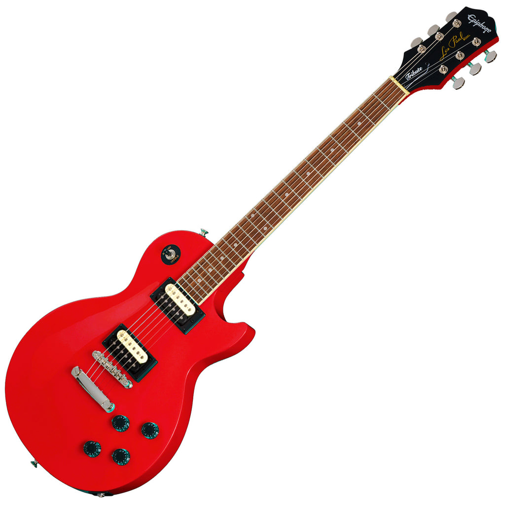 Epiphone Les Paul Tribute E1 Electric Guitar in Lava Red- E1LPOLRNH