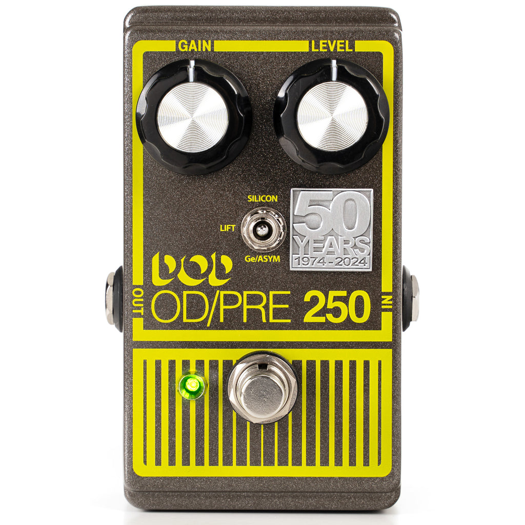 DOD Limited Edition 50th Anniversary OD250 Overdrive/Preamp Effects Pedal - DOD25050TH