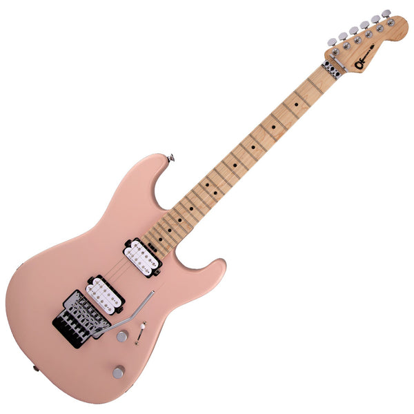 GET A 15% GIFT CARD | Charvel Pro Mod San Dimas 1 Electric Guitar HH Floyd Rose Maple in Shell Pink - 2965031519-0