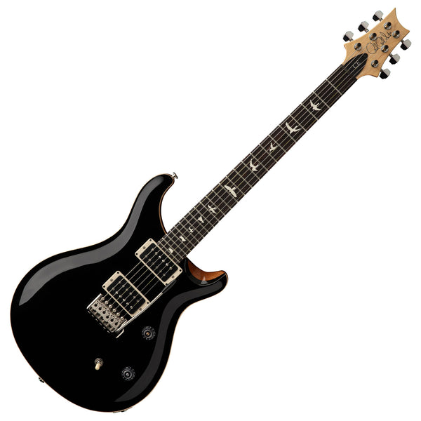 PRS CE 24 Electric Guitar in Black Top (Natural Back) w/Bag - 112784KN
