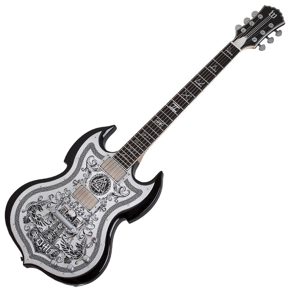 Schecter Ironworks Barbarian Electric Guitar in Black Burst - 4552SHC