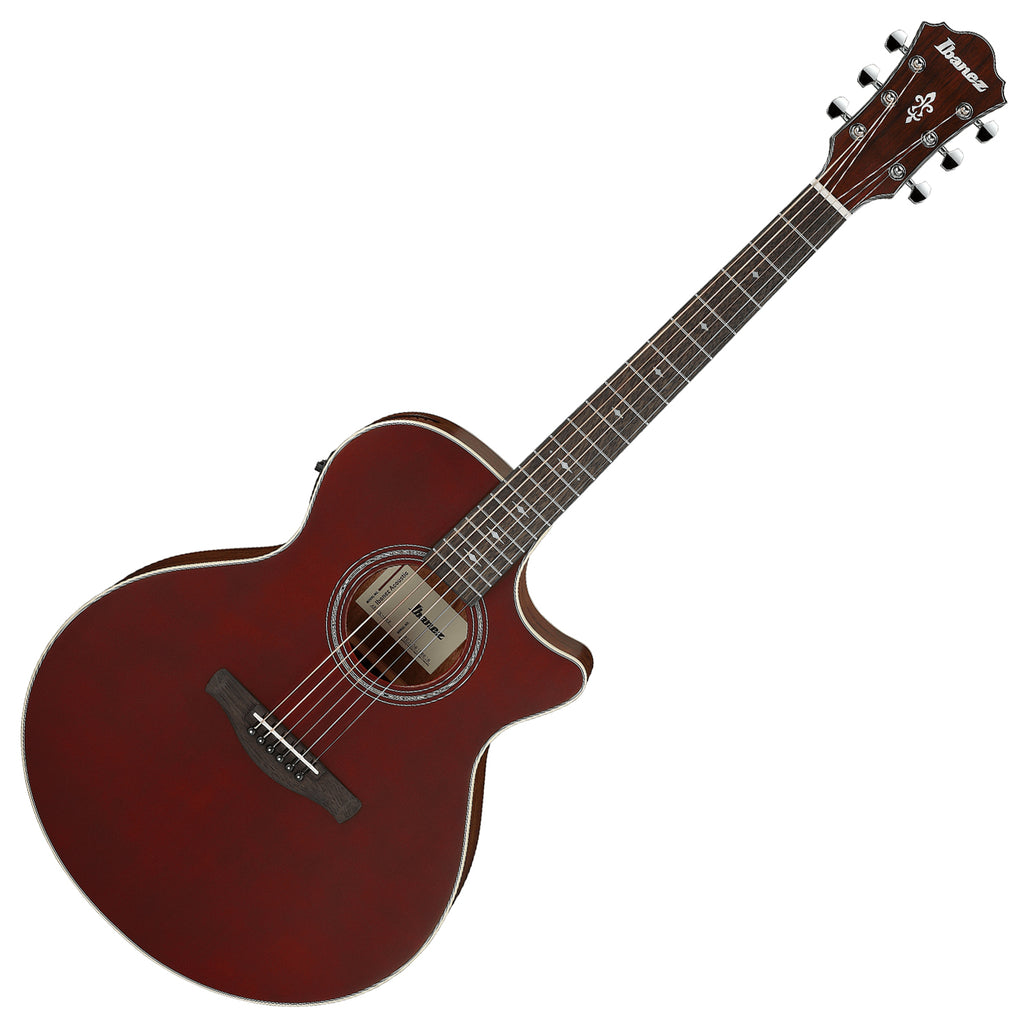 Ibanez Acoustic Electric In Burgundy Flat - AE100BUF