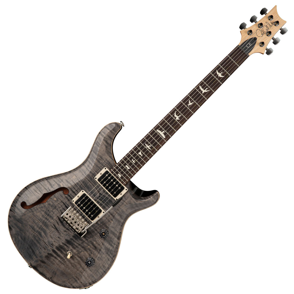 PRS CE 24 Semi-Hollow Electric Guitar in Faded Gray Black w/Bag - 112785GF