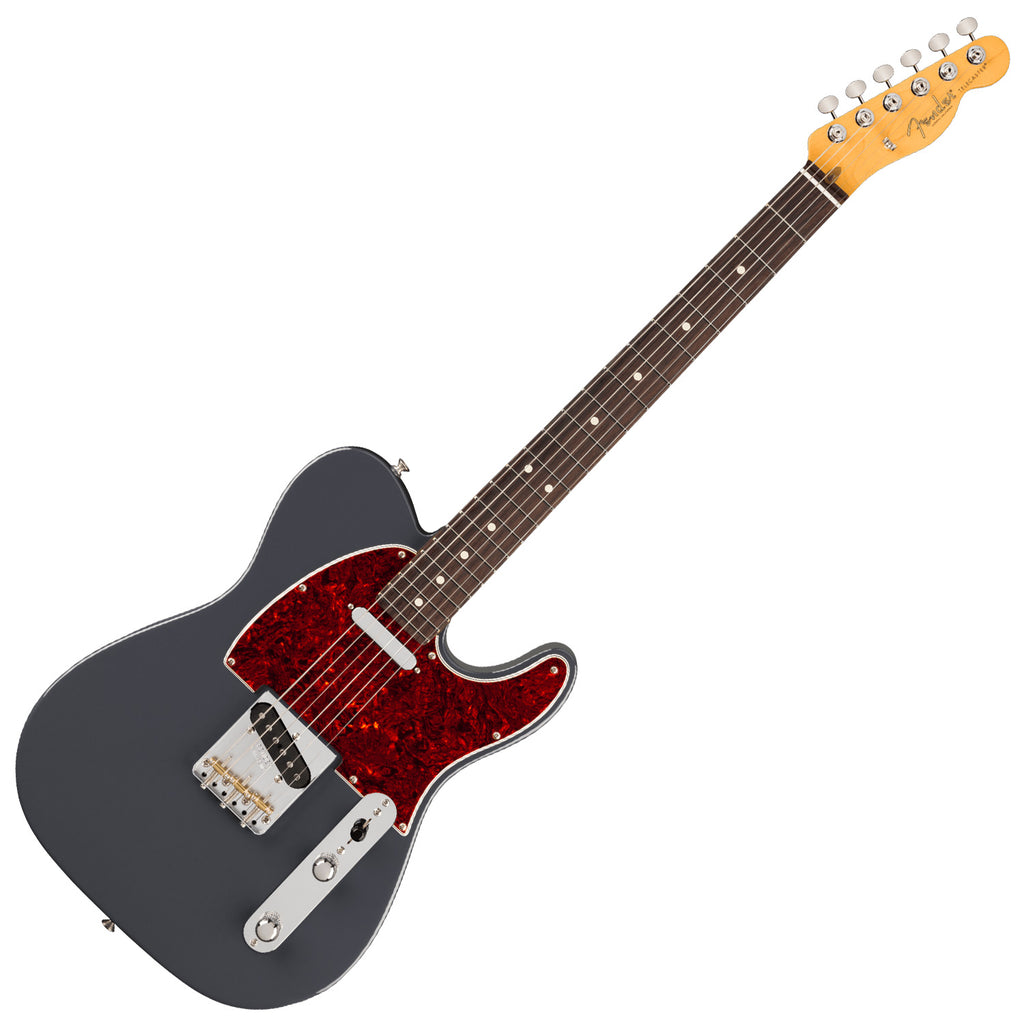 Fender American Professional Classic Telecaster Electric Guitar Rosewood Faded Black  w/Deluxe Bag - 0114960322