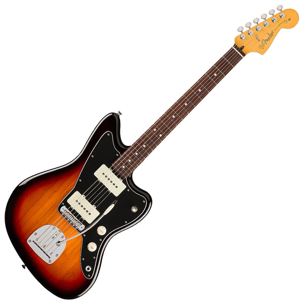 Fender American Professional Classic Jazzmaster Electric Guitar Maple in 3-Color Sunburst w/Deluxe Bag - 0114980300