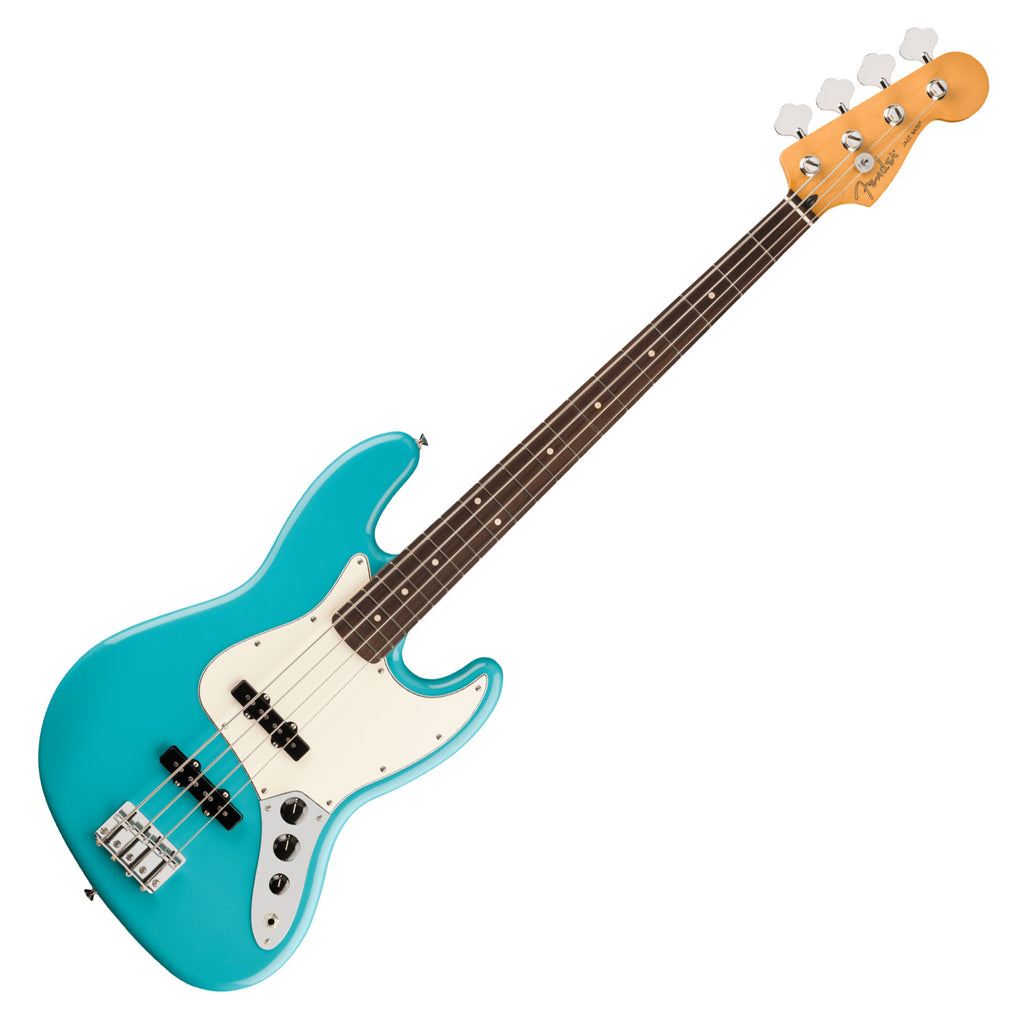 Fender Player II Mustang PJ Electric Bass in Aquatone Blue - 0140490518