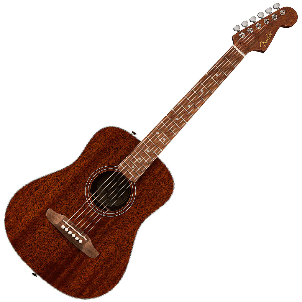 Fender California Standard Redondo Mini Acoustic Guitar Sapele Top Natural Sapele w/Bag - 0974103121