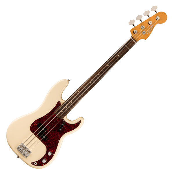 Fender VIntera II 60s P Electric Bass Rosewood in Olympic White - 0149220305