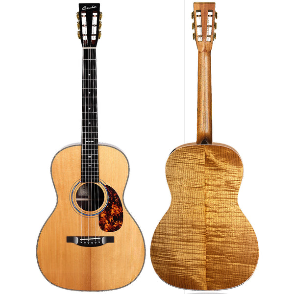 Boucher Grande Reserve Heritage 000 12 Fret Torrified Maple AAAA Adirondack Spruce Acoustic Electric w/Case - GRHG66TI