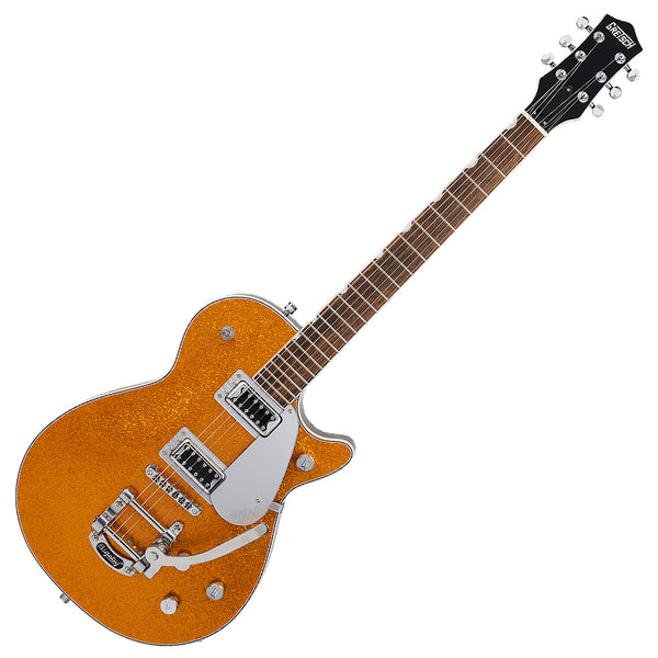 Gretsch G5230T Electromatic Sparkle Jet Electric Guitar FT Bigsby Laurel in Gold Sparkle - 2507914535