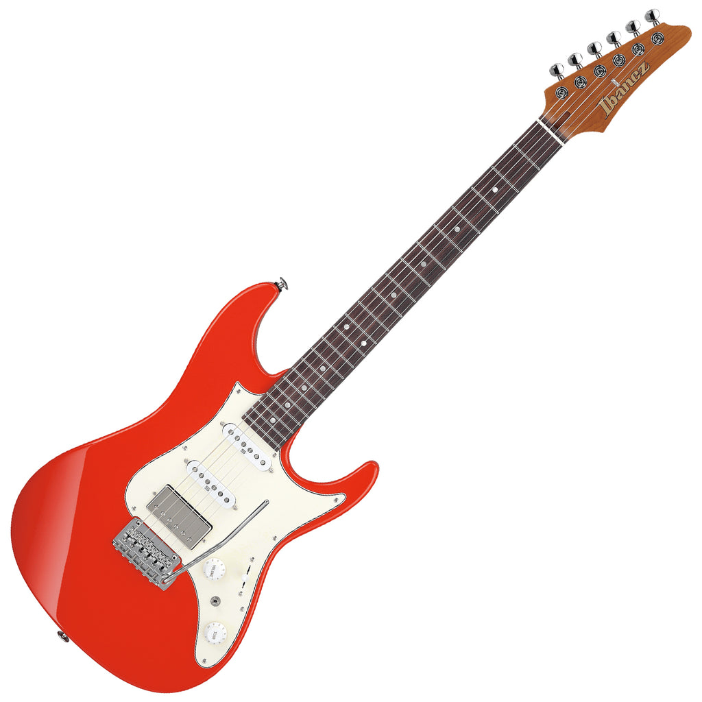 Ibanez AZ Prestige Electric Guitar in Vermillion Red w/Case - AZ2204NWVR