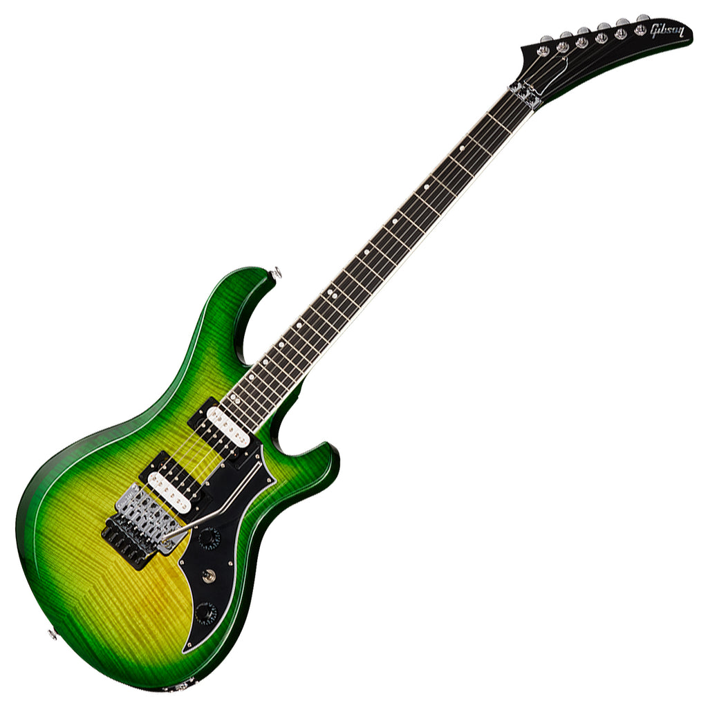 Gibson Victory Electric Guitar Floyd Rose in Iguana Burst w/Case - VICFR00IUCH