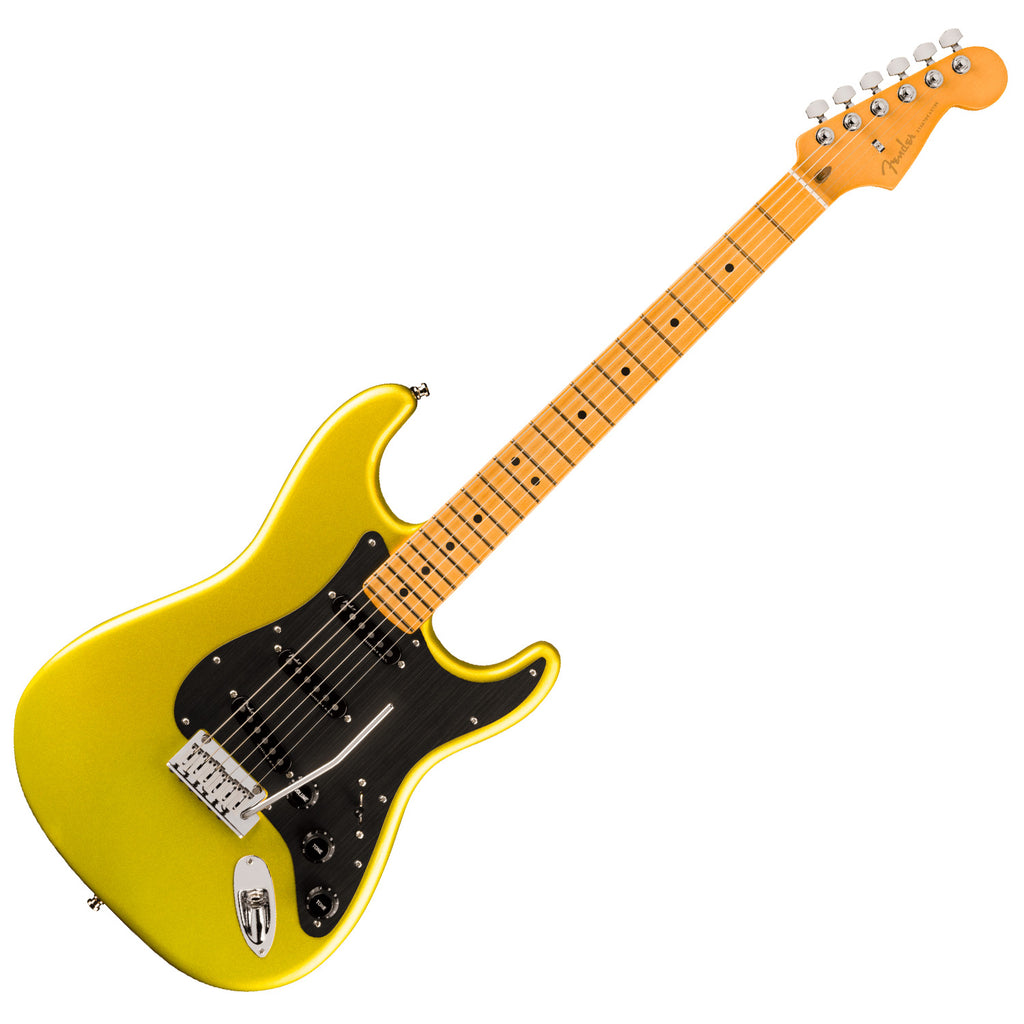 Fender American Ultra II Stratocaster Electric Guitar Maple Fingerboard in Solar Flare w/Case - 0119142733