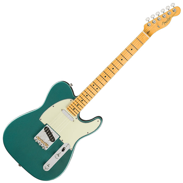 Fender American Professional Classic Telecaster Electric Guitar Maple in Faded Sherwood Green Metallic w/Deluxe Bag - 0114962374