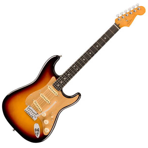 Fender American Ultra II Stratocaster Electric Guitar Ebony Fingerboard in Ultraburst w/Case - 0119141712