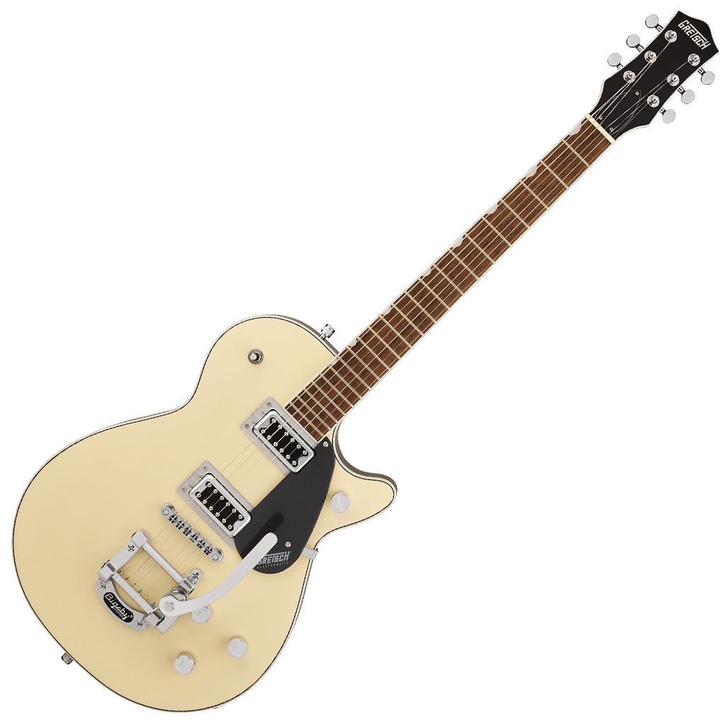 Gretsch G5230T Electromatic Jet FT SC Electric Guitar Bigsby Laurel in 2 Tone Vin White / London Grey - 2507210572