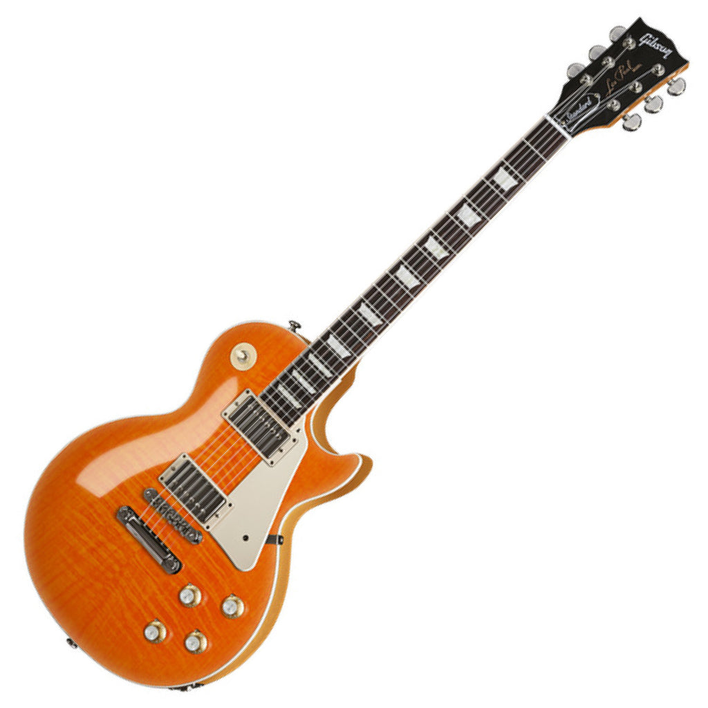Gibson Custom Colour Series 60s Les Paul Standard AA Figured Top Electric Guitar in Honey Amber - LPS600HYNH