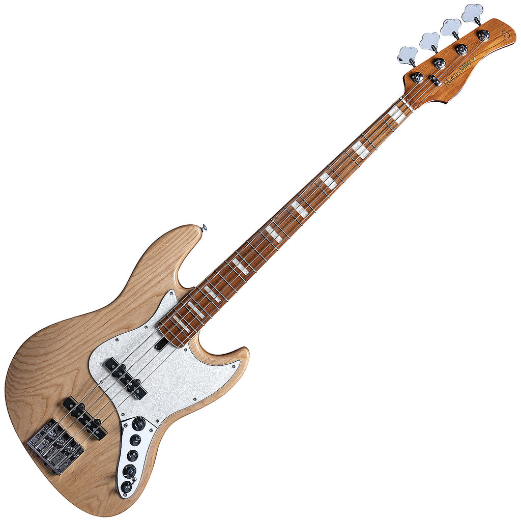 Sire  V8 4 String Swamp Ash Body Roasted Maple Fingerboard Bass Guitar in Natural - V84NT