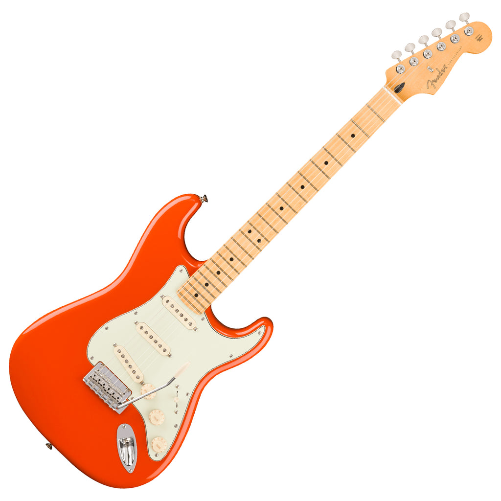 Fender Player II Stratocaster Electric Guitar Maple in Rallye Orange - 0140512530