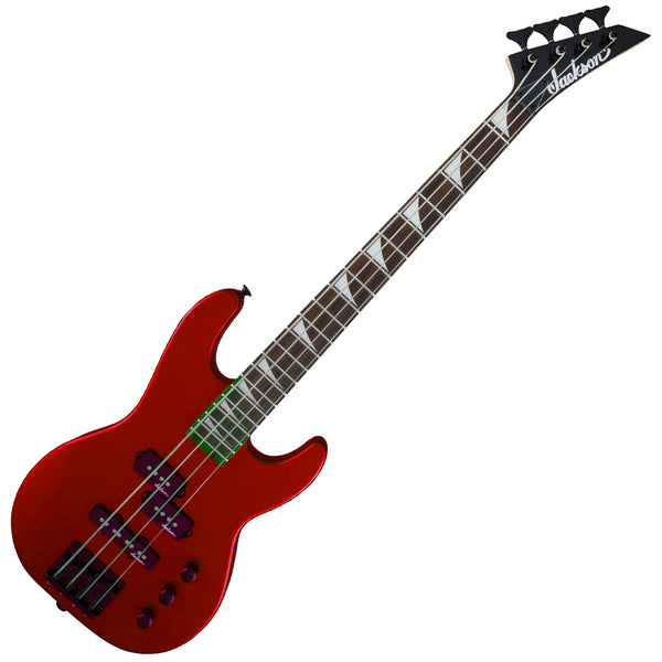 Jackson JS1X CB Minion Bass Guitar Amaranth in Metallic Red - 2915557552