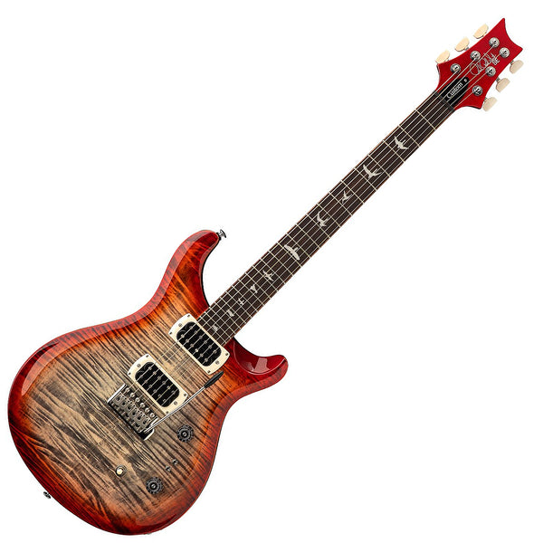 PRS SE Custom 24 08 Electric Guitar Rosewood in Charcoal Cherry Burst w/Gig Bag - C84FXRXN1CG