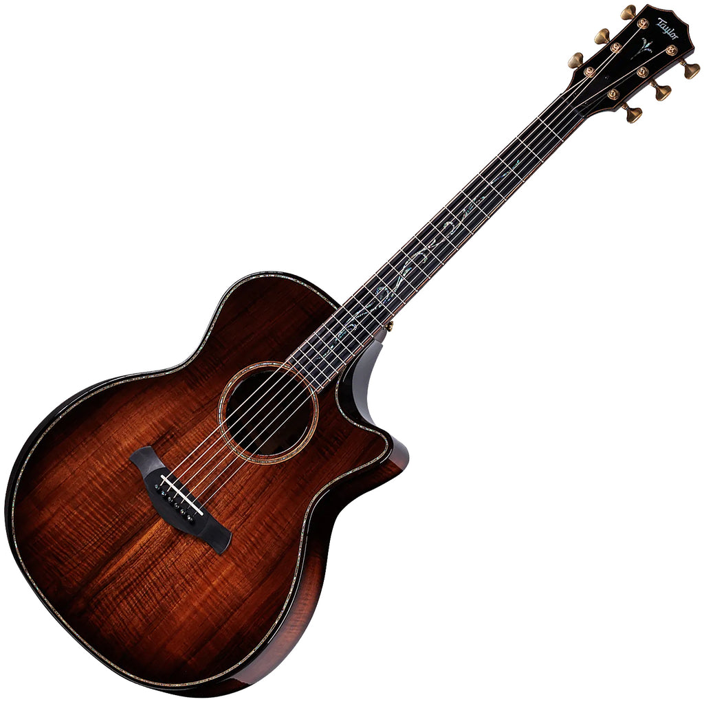 Taylor GA Next Generation Builders Edition Acoustic Electric Koa Top Figured Koa in Shaded Edgeburst w/Case - K24CEBEKKSEBNG