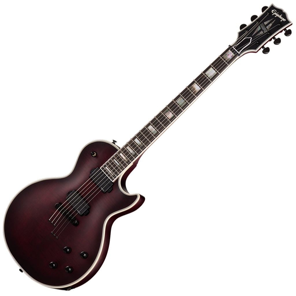 Epiphone Prophecy Les Paul Electric Guitar in Crimson Fog Satin w/Case - EYLFCFSBH