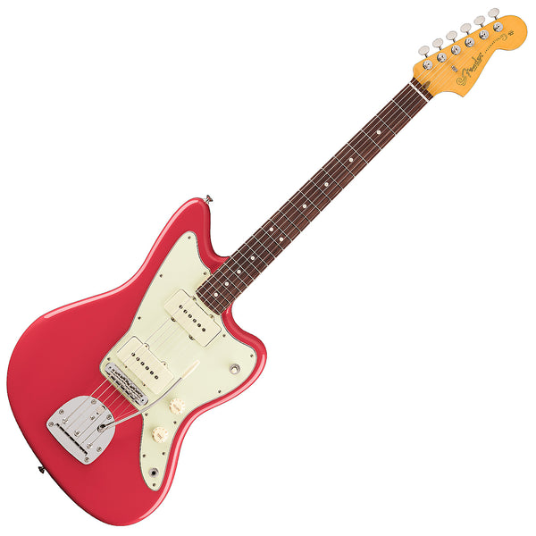 Fender American Professional Classic Jazzmaster Electric Guitar Rosewood in Faded Dakota Red w/Deluxe Bag - 0114980375