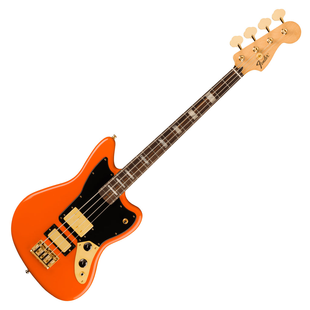 Fender Limited Mike Kerr Jaguar Electric Bass Rosewood in Tigers Blood Orange - 0149460382