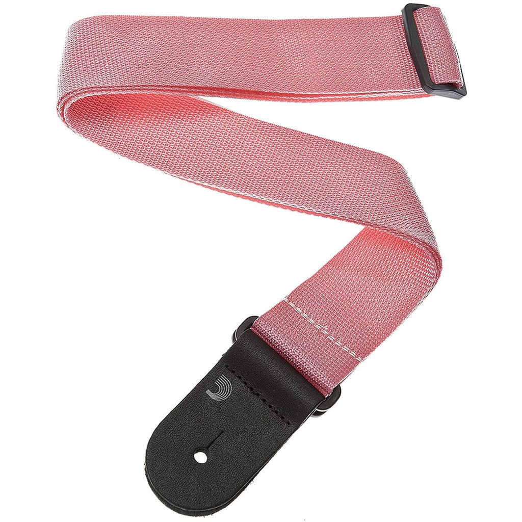 D'addario Poly Pink Guitar Strap - PWS106