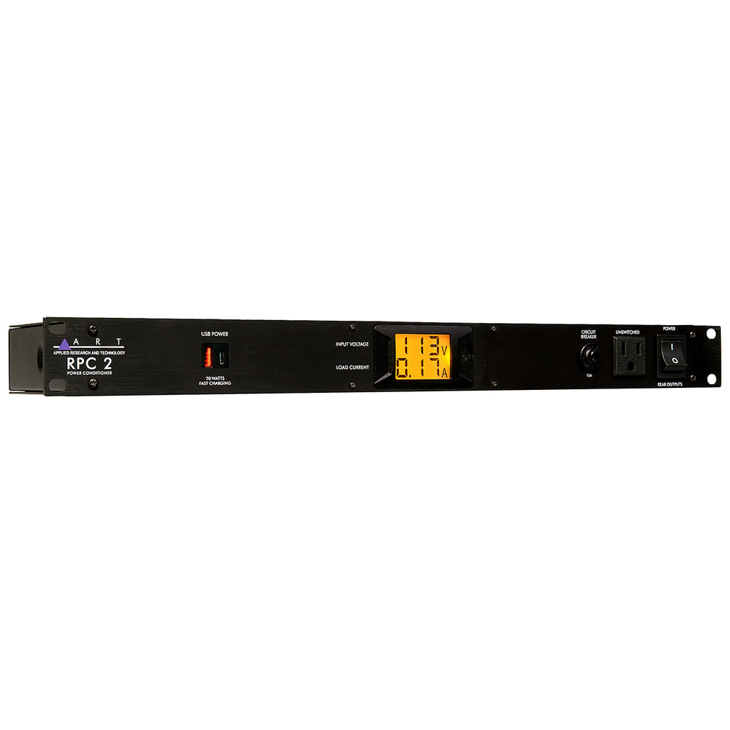 ART RPC2 1U Rackmount Power Conditioner w/Digital Metering - RPC2