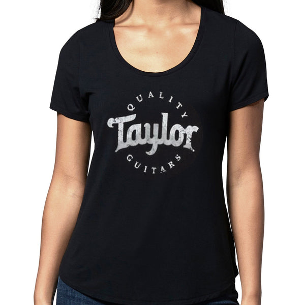 Taylor Women's Back Black Logo T-Shirt Medium - 45851