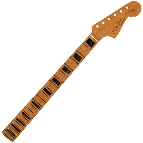 Fender Roasted Jazzmaster Neck Block Inlays 22 Medium Jumbo Frets 9.5 Inch Radius Modern C Shape - 0992202920