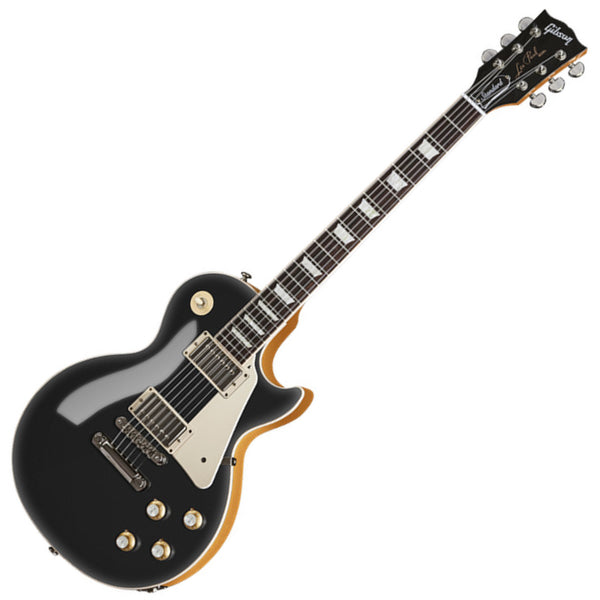 Gibson Custom Colour Series 60s Les Paul Standard Electric Guitar in Ebony Top - LPS6P00ENNH