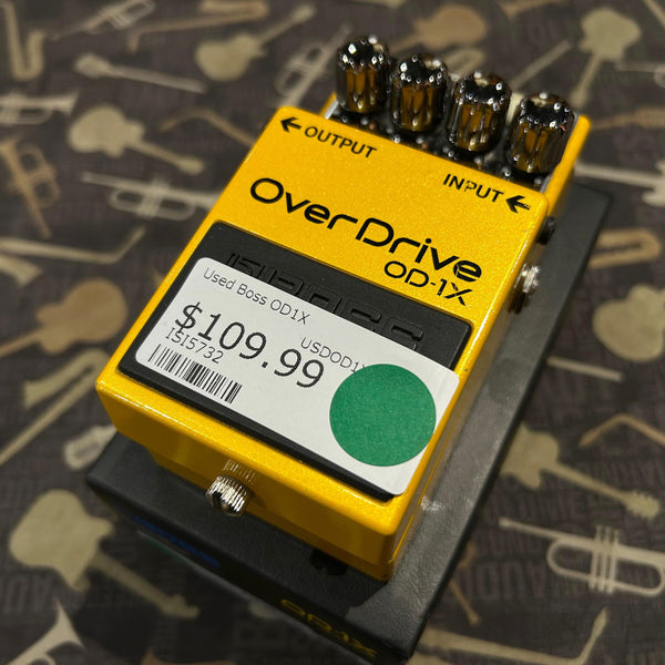USED SPECIAL! Boss OD1X Overdrive Effects Pedal - USDOD1X