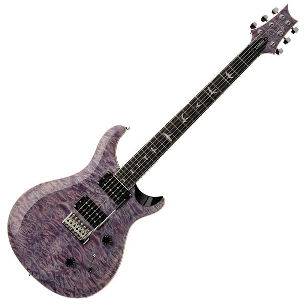 PRS SE Custom 24 Quilt Electric Guitar in Violet w/Gig Bag - CU44QQEIBVI