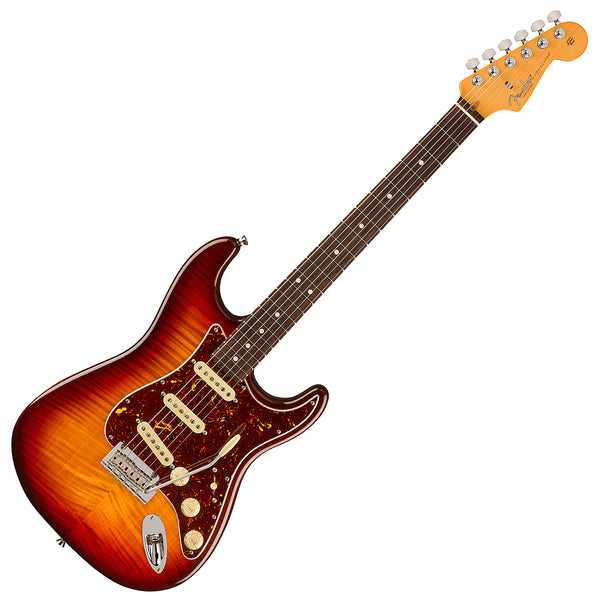 Fender 70th Anniversary American Professional II Stratocaster Electric Guitar Rosewood in Comet Burst - 0177000864